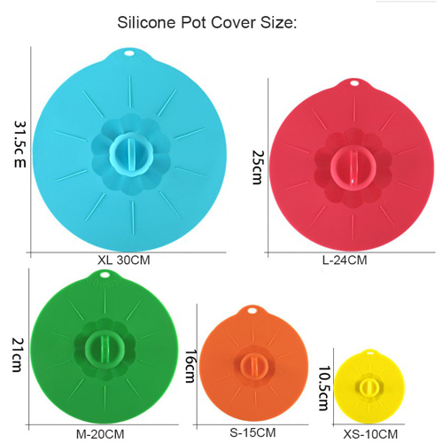 Silicone pot cover