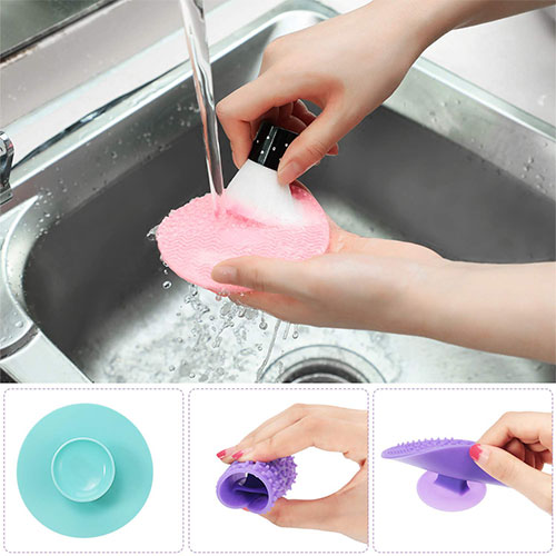 silicone brush cleaner pad (5)