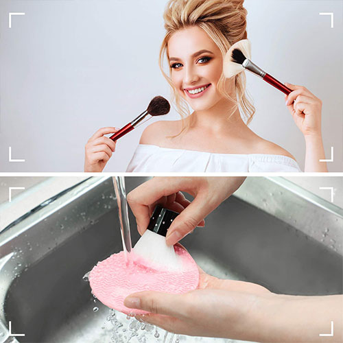 silicone brush cleaner pad (4)