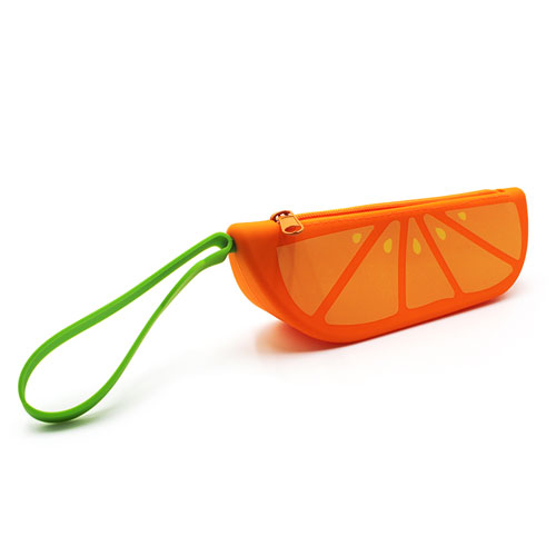 Silicone pencil bag