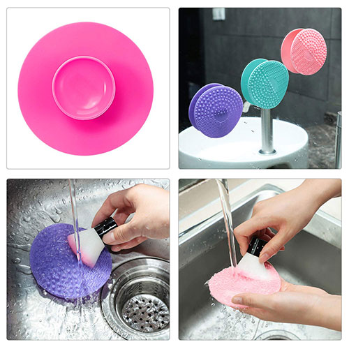 silicone brush cleaner pad (2)