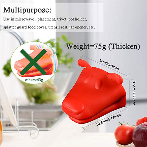 Silicone Heat Resistant Mitts  (6)
