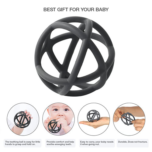 Silicone Teething Ball (3)