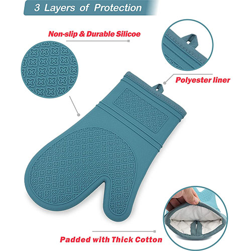 Silicone Kitchen Mittens (2)