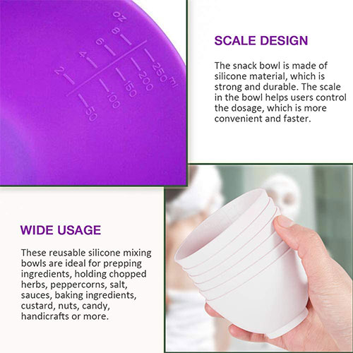 Silicone Mixing Bowls (6)
